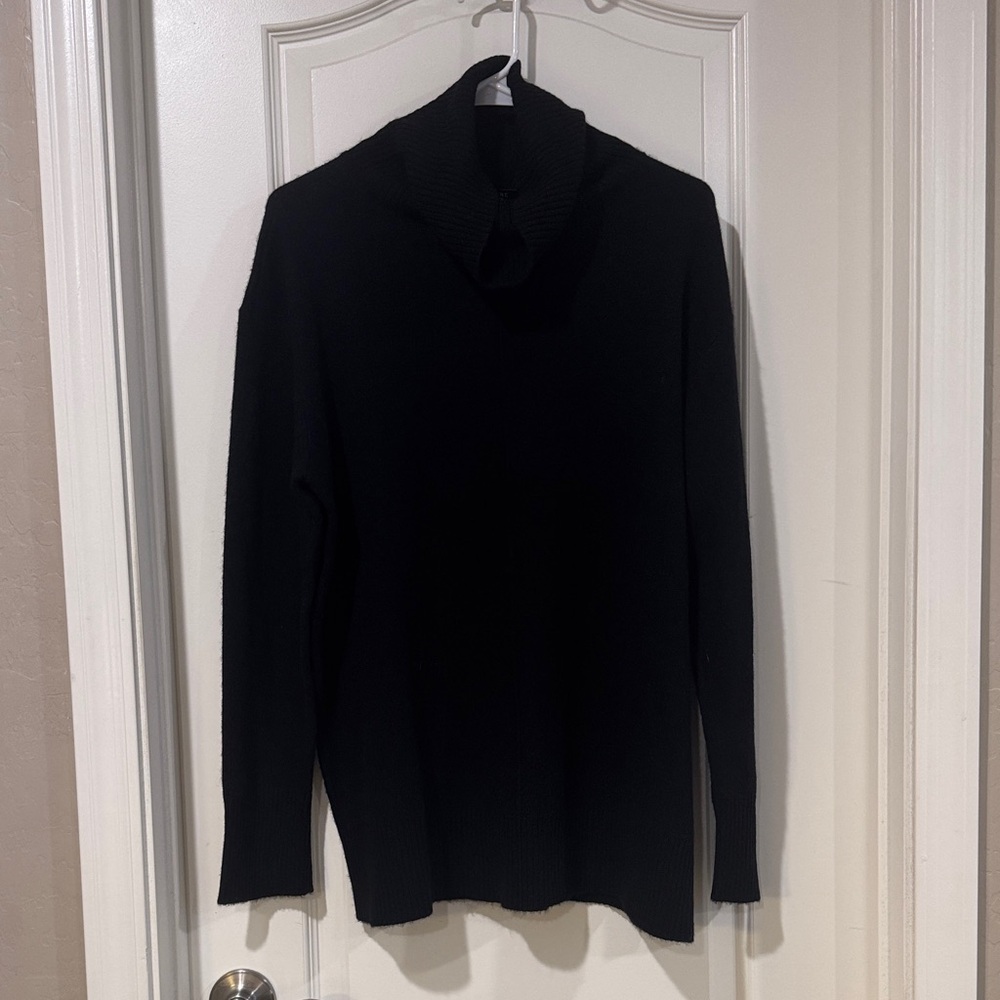 Charter Club Black Turtleneck Sweater